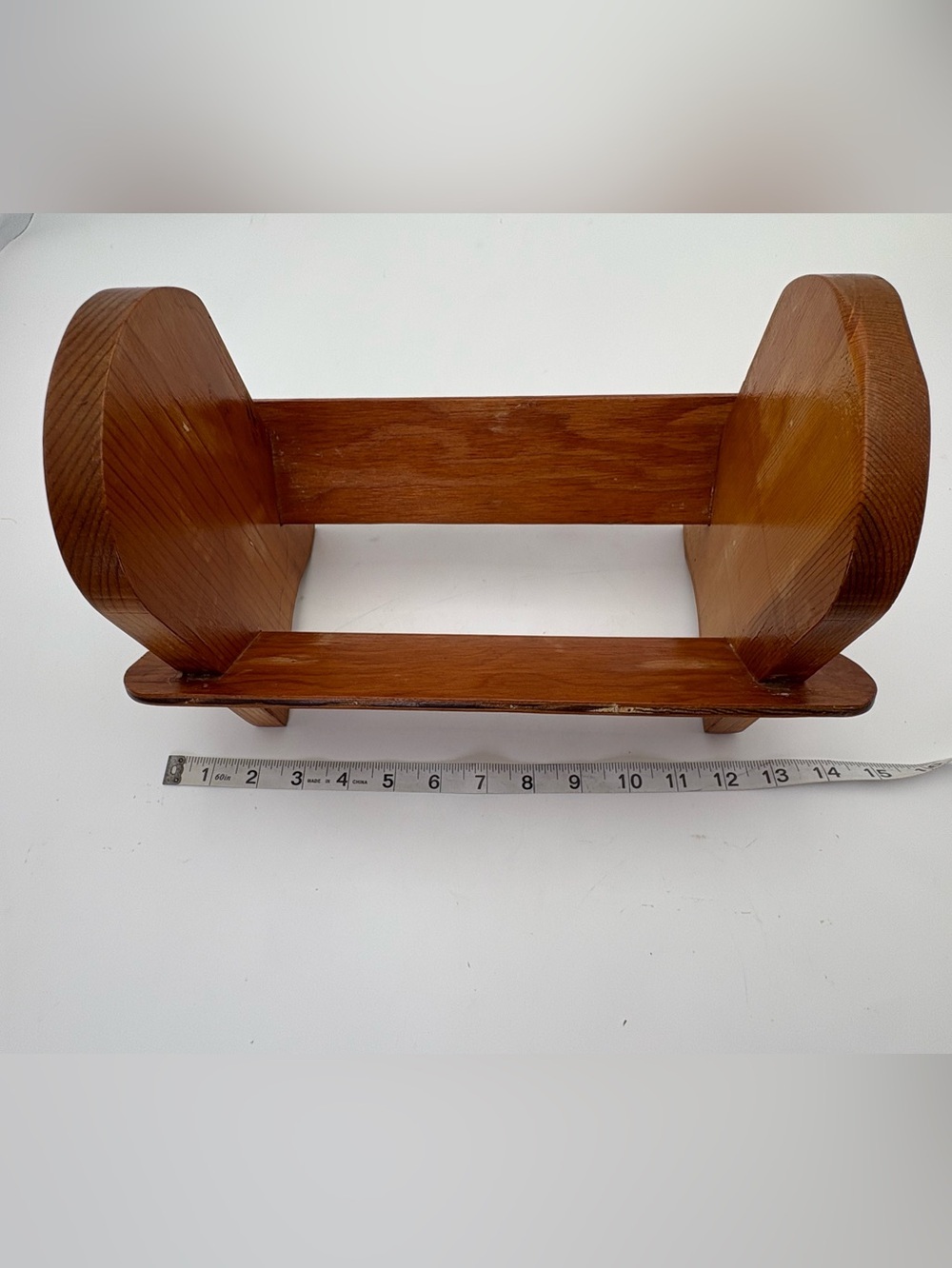 Vintage Wood Cookbook Counter Rack - Picture 9 of 16